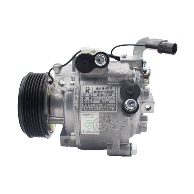 Picture of Rotary vane type automotive air-conditioning compressor
